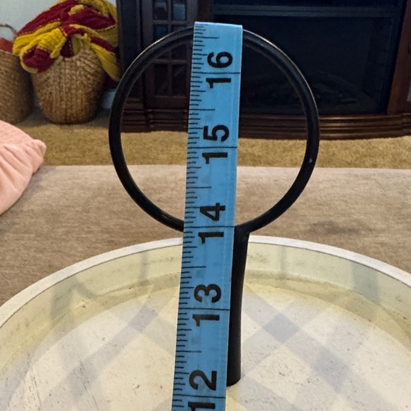 Hobby Lobby Black and White Two-Tier Tray - Picture 3 of 11